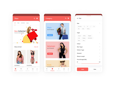 Shopping App 2020 ui trends app design application color design devices ecommerce ecommerce app ecommerce design figma figmadesign ios app mobile app design mobile design modern online shop ui ux ui design ui kit ui trends