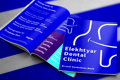 Brand Book Elekhtyar Dental Clinic brand exploration brand identity branding branding design branding inspiration design illustration logo typography vector