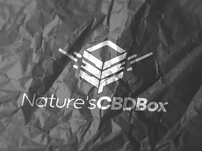 Nature's CBD Box box branding cbd creative delivery design health icon leaf logo minimal minimalist nature symbol tauqeer typography vector wahaj