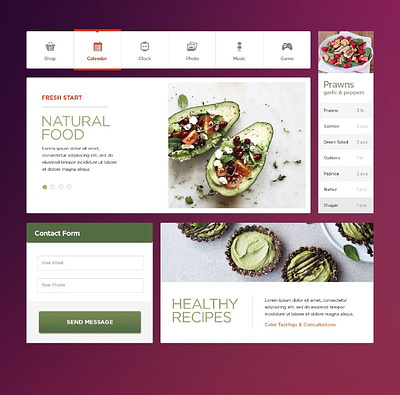 UI KIT 2020 @daily ui @design branding design ui ux vector web webdesign