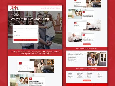 Re Solutions Group design realestate ui ux web development website design