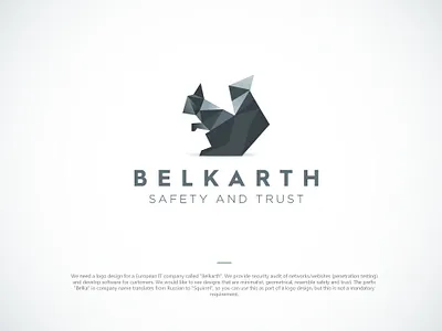 Belka- Squarel branding creative design flat logo squarel squarel