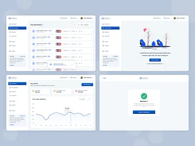 Invoice Software - Dashboard Screens app dashboard app design clean design dashboard app dashboard design dashboard template dashboard ui finance finance app finance business finances financial financial app financial dashboard fintech invoice dashboard invoice design invoices ui ux