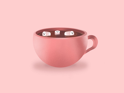 Hot Chocolate illustration illustration art materialdesign procreate vector web design webdesign