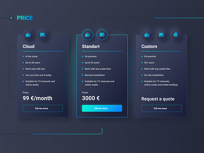 Pricing Table MAY 24 cpu design development may 24 price plan price table site tv ui ui ux ux web web design web site