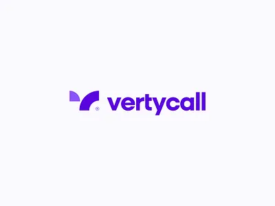 Vertycall Logo Design branding geometric logo graphic design logo minimalist logo purple purple logo sans serif simple logo tech logo v letter v logo