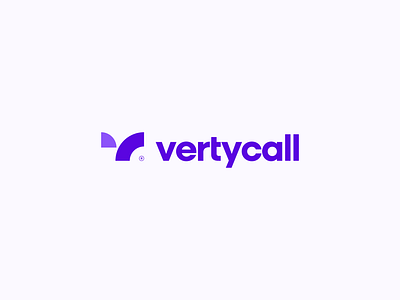 Vertycall Logo Design branding geometric logo graphic design logo minimalist logo purple purple logo sans serif simple logo tech logo v letter v logo