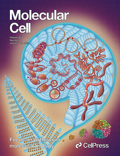 Special Issue on Patterns in Molecular Biology cover art editorial editorial illustration illustration journal cover sciart scientific art