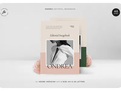 ONDREA Editorial Imagebook book branding brochure business catalogue clean editing editioral elegant imagebook magazine modern portfolio template