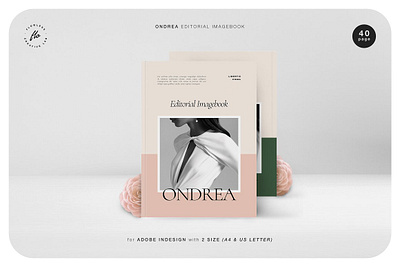ONDREA Editorial Imagebook book branding brochure business catalogue clean editing editioral elegant imagebook magazine modern portfolio template