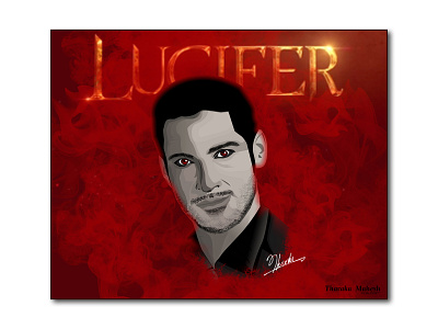 Lucifer Vector design illustration lucifer paintings tharaka mahesh vector