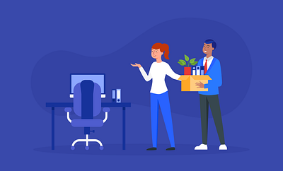 new hire training adobe banner design blog post flat illustration illustrator jotform new job training