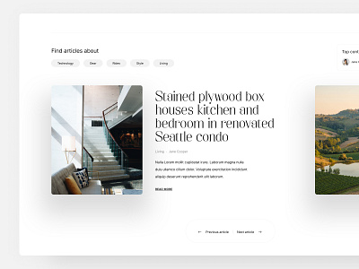 Blog articles blog blog design figma figmadesign minimal modern ui ux