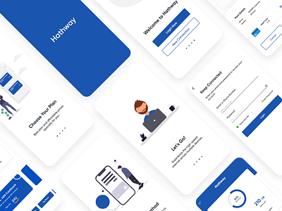 Hathway Internet App animation app branding concept design dimest dribbble first hathway illustration internet mockup redesign ui uiux ux