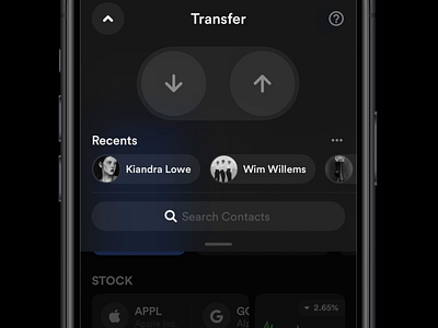 Transfer Switch Animation animation animation design animations app application behance concept dark design layout payment platform receive sending sketch switch switch button switcher transfer ui