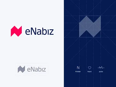 eNabız Logo design design enabız heart logo logodesign