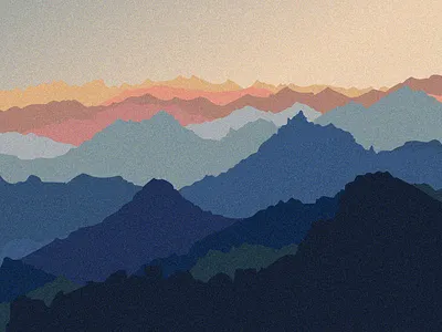 Arrigetch Peaks, Alaska alaska arrigetch peaks artwork editorial illustration illustration landscape minimal art nature illustration print vector illustration