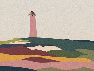 Icelandic lighthouse adventure architecture artwork editorial illustration iceland illustration journey lighthouse nature outdoor travel