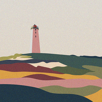 Icelandic lighthouse adventure architecture artwork editorial illustration iceland illustration journey lighthouse nature outdoor travel