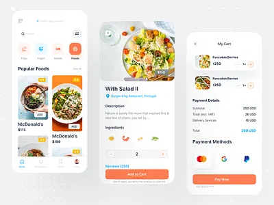 Travel App UI (Food Page) animation app design app ui booking booking app colorful app dashboard designer food food app interface ios travel travel app trip ui ui design user interface ux ux design