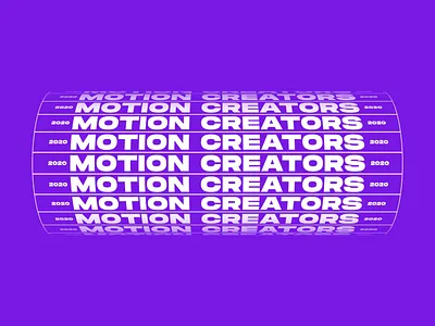 Motion Creators । Animated Typography animated gif animated type kinetic motion animation motion art text animation