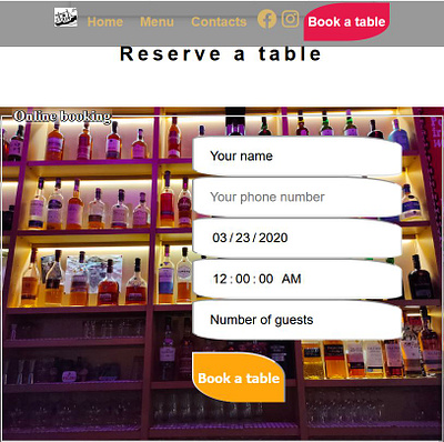 Gastro pub_shot_2 design gastro pub gastronomy nightlife photography ui ux web