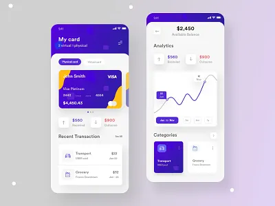 Finance App Visual Exploration app design banking app credit cards finance finance app ios app mobile mobile app payments product design wallet ui