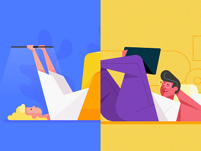 Vector Abstract Character Design Illustration, Adobe Illustrator by Mark  Rise on Dribbble