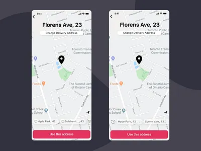 Last Address Concept ux ui