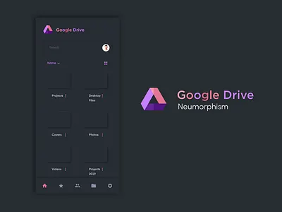 Google redesign with Neumorphism application design neumorphic neumorphism ui ux
