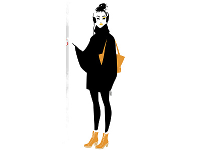 Ennji58 D artdirection beauty chic elegant fashion fashion illustration flatdesign graphic illustrator minimalist style vector vectorillustration ënnji