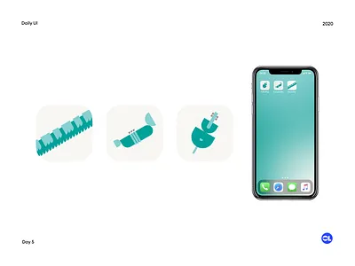 Daily UI - Music App Icon design icon ui ux