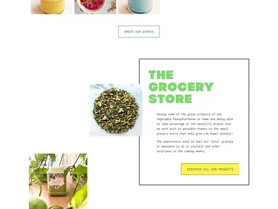 Vegan Bistro design illustration ui ux ux ui design uxui web