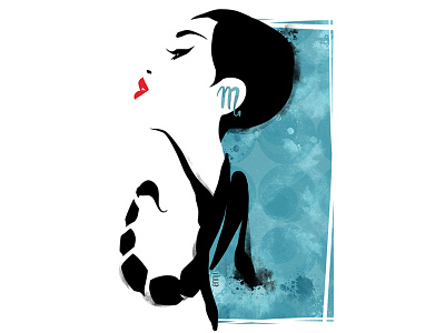 Ennji51 D artdirection beauty chic elegant fashion fashion illustration flatdesign graphic horoscope illustrator minimalist style vector vectorillustration ënnji