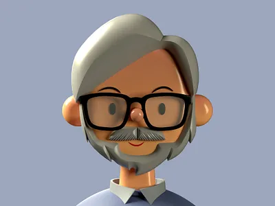 Hayao Miyazaki | Toy Faces | 3D Illustration 3d 3d animation abstract anime app avatar brand c4d character design cute design freebie hayao miyazaki illustration list plugin product toy faces ui ux