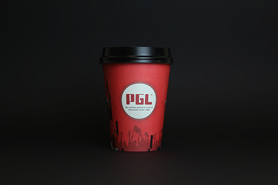 PGL coffee cup design brand branding cup cupdesign design dribbble package packagedesign packages