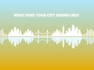 City Beat beat concept illustration music skyline