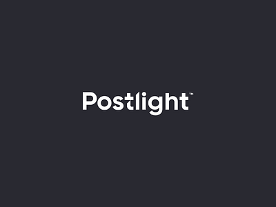 Postlight Logo Redesign branding clean design flat icon logo modern redesign simple typography