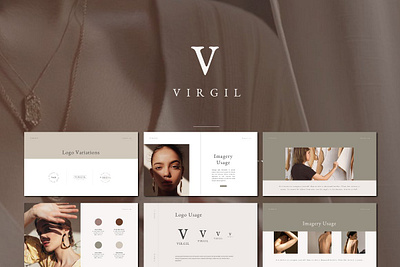 Virgil - G. Slides Brand Guidelines agency brand brand guide brand guide identity brand guideline brand guidelines branding business clean creative guideline guidelines minimal modern multipurpose presentation process responsive simple template