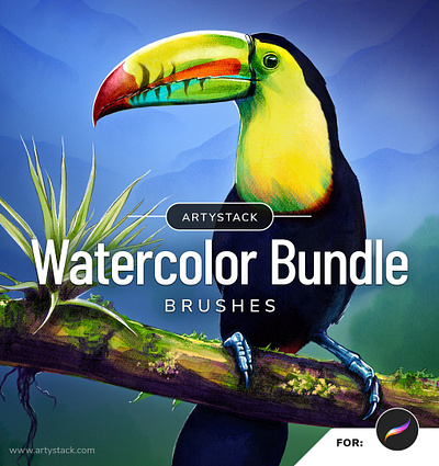 250 Watercolor Brush Set Bundle bundle collection design drawing graphics graphics design illustration paint painting sketch sketching technique vector watercolor watercolor art watercolor brush set watercolor brushes watercolor illustration watercolor painting watercolors