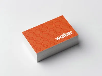 Walker branding design icon logo