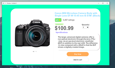 E-Commerce Design Page animation app design icon illustration logo ui ux vector web website
