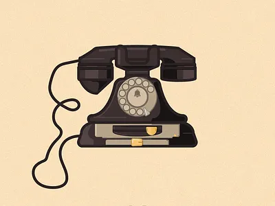 GEC 248 Commutador icon illustration phone telephone vintage