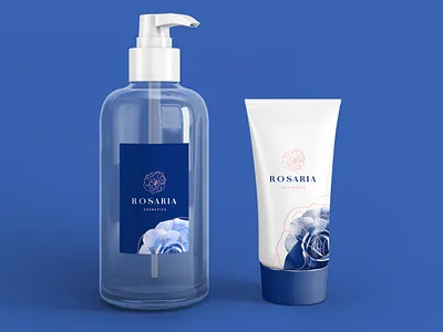 Rosaria Brand identity branding design illustration logo vector web