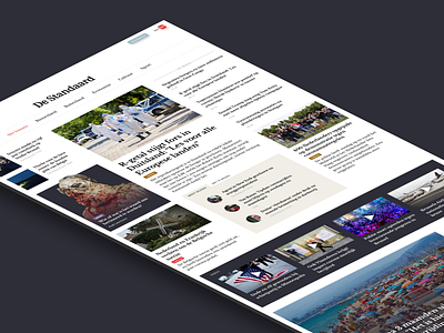 Newspaper Website Redesign De Standaard Belgium article articles belgian belgium de standaard design journalism news newspaper readability redesign standaard webdesign website