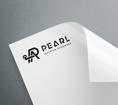 Logo Design - PEARL brand design branding customtype design flat hardware inerior logo minimalist logo monogram typography vector