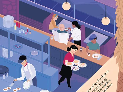 Norm's california editorial illustration graphic design illustration los angeles travel vector