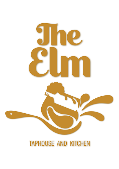 The Elm Restaurant logo design