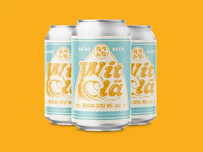 Wit Cla alcohol beach beer beer label branding brewery brewery branding design illustration lettering ocean packaging surf type typography wave