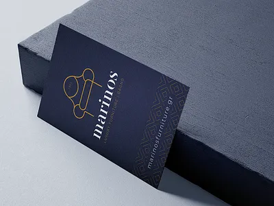 Marinos - Luxury Furniture Branding branding design logo